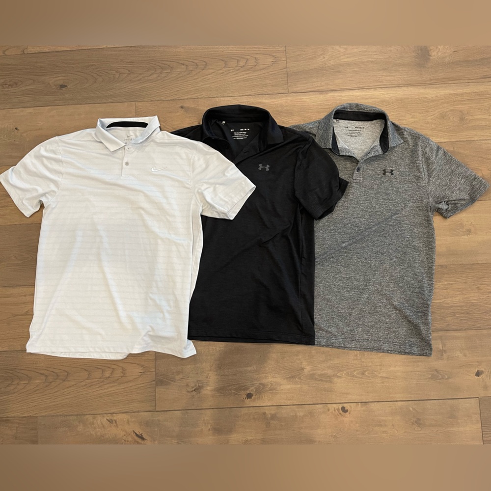 Lot of men’s medium athletic polos